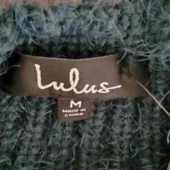 Lulus Feeling It Eyelash Knit Off The Shoulder Cropped Sweater In Dark Emerald - Picture 5 of 6